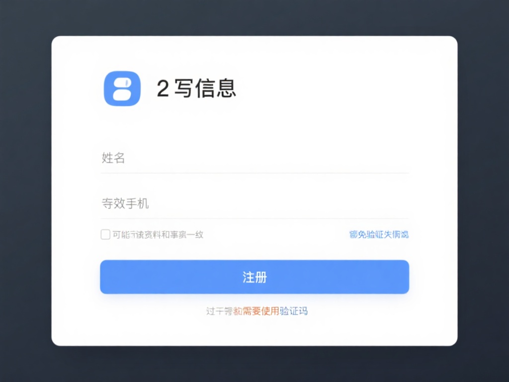 2.&nbsp;填写基本信息
在注册页面中输入如姓名、有效